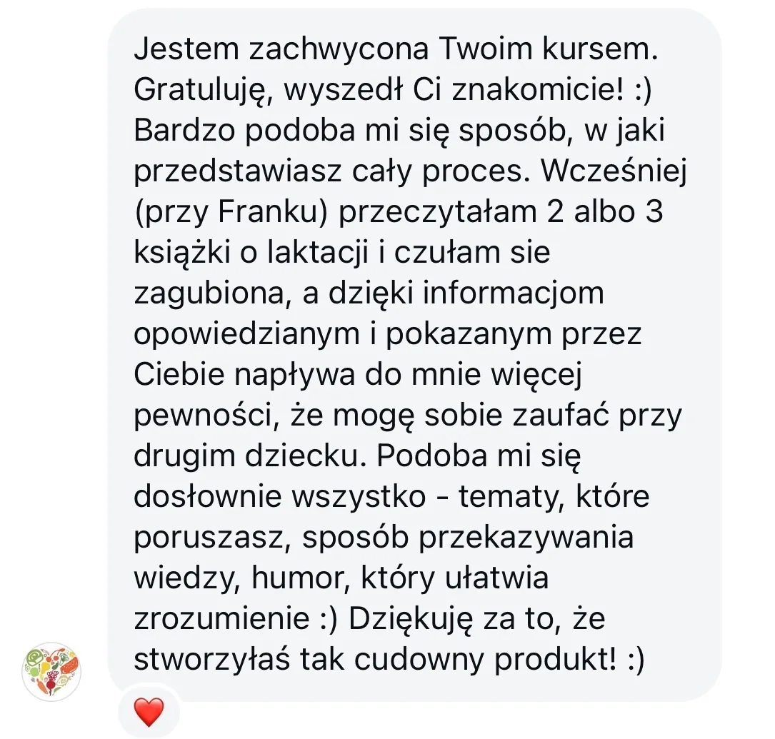 Opinia uczestniczki 1