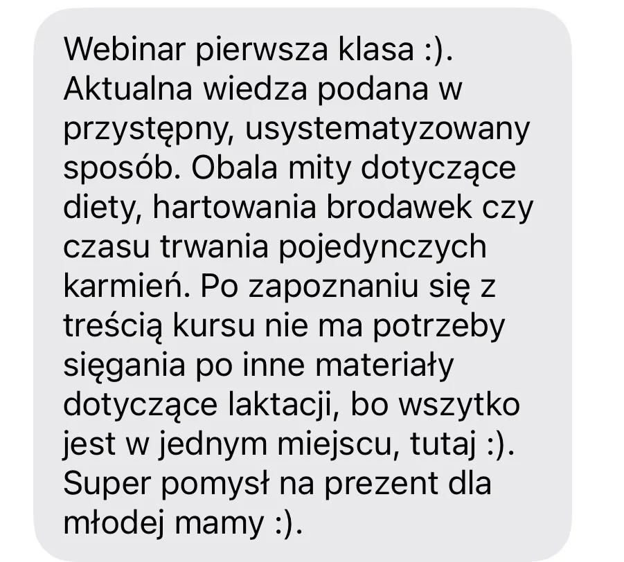 Opinia uczestniczki 5